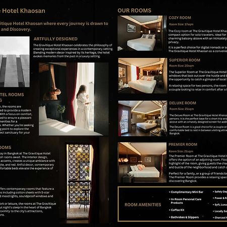 The Gravitique Hotel Khaosan Bangkok Exterior photo